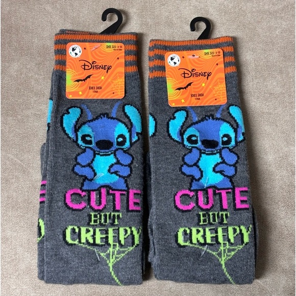 Lilo & Stitch Halloween Women's Knee High Socks, 1-Pack, Size 4-10 - Picture 1 of 3